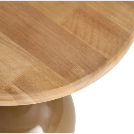 Bout de canapé design en bois et...