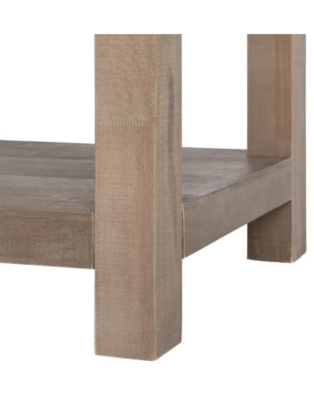 Console en bois naturel 3 tiroirs COTTAGE – 135 cm