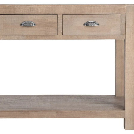 Console en bois naturel 3 tiroirs...