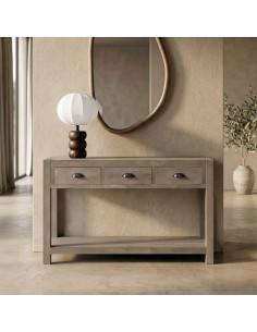 Console en bois naturel 3...