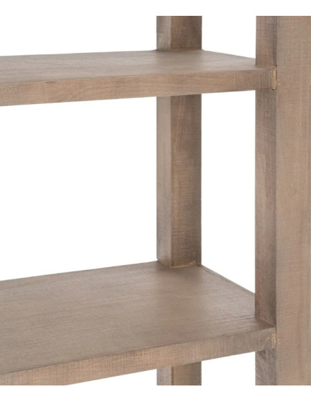 Bibliothèque en bois de pin naturel COTTAGE – 180 cm