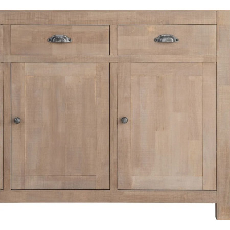 Buffet en bois de pin naturel 3...