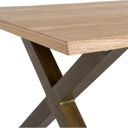 Table basse rectangulaire effet bois...