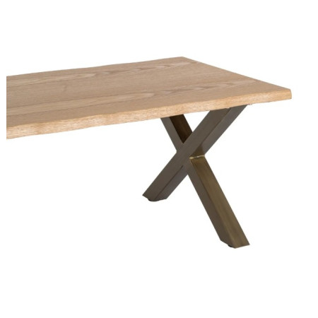 Table basse rectangulaire effet bois...