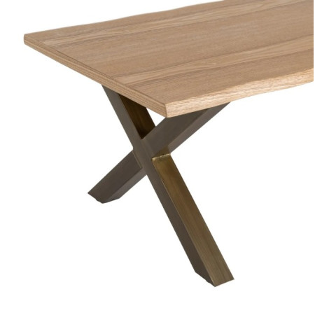 Table basse rectangulaire effet bois...