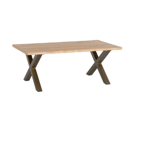 Table basse rectangulaire effet bois...