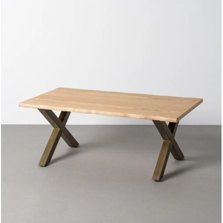 Table basse rectangulaire effet bois...