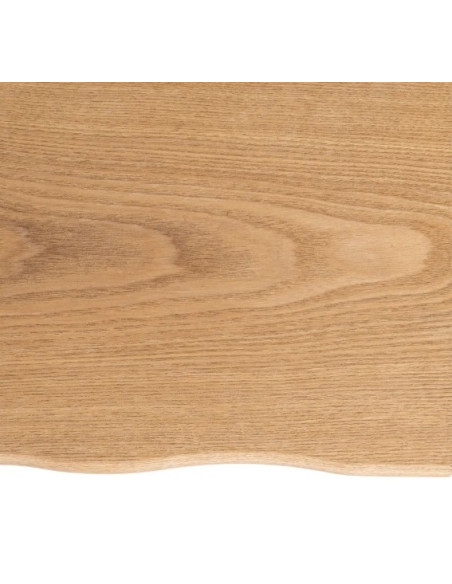 Table haute bois et métal 110 cm – Piètement croisé