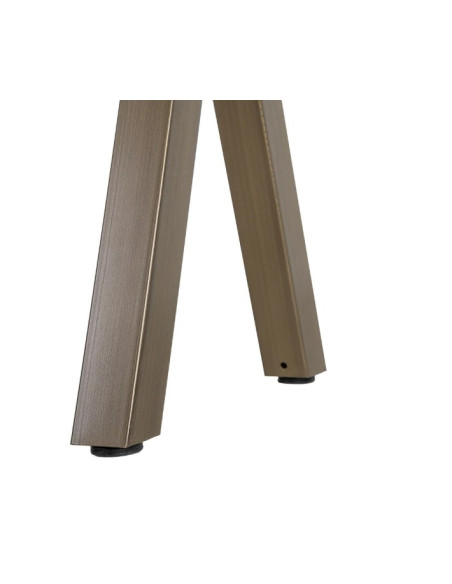 Table haute bois et métal 110 cm – Piètement croisé
