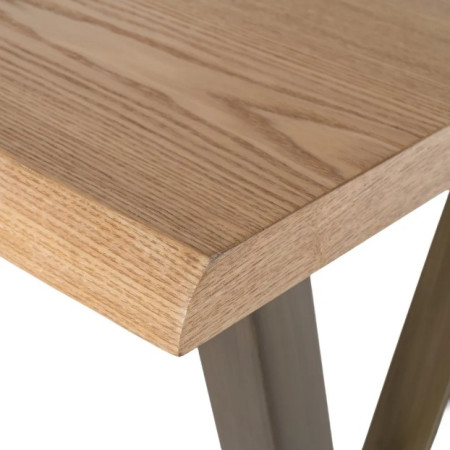 Table haute bois et métal 110 cm –...