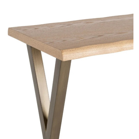Table haute bois et métal 110 cm –...