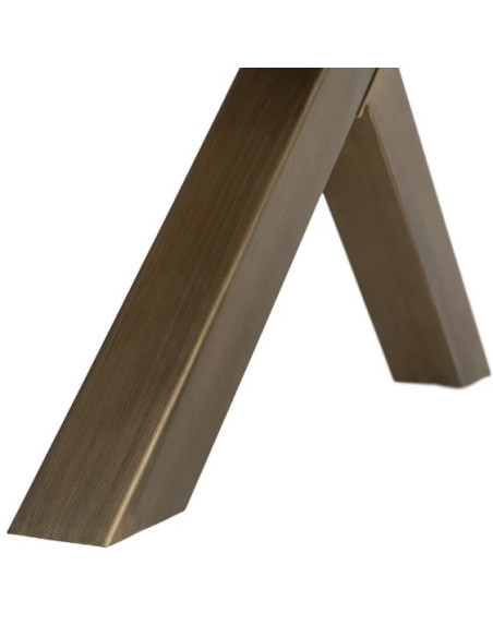 Table à manger bois et métal 180 cm – Piètement croisé