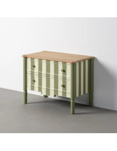 Petite commode verte et...
