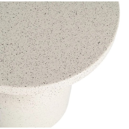 Table d'Appoint Ronde Blanche en...