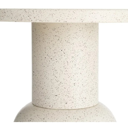 Table d'Appoint Ronde Blanche en...