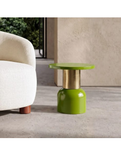 Table d'Appoint Ronde Verte...