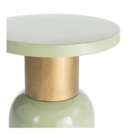 Table d'Appoint Ronde Vert Sauge et...