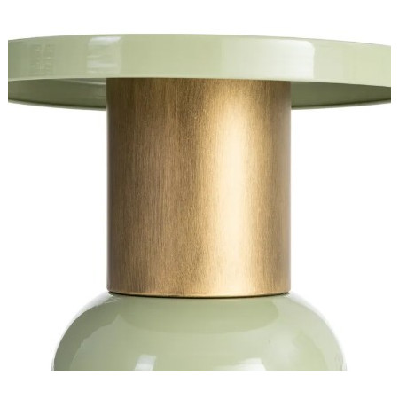 Table d'Appoint Ronde Vert Sauge et...