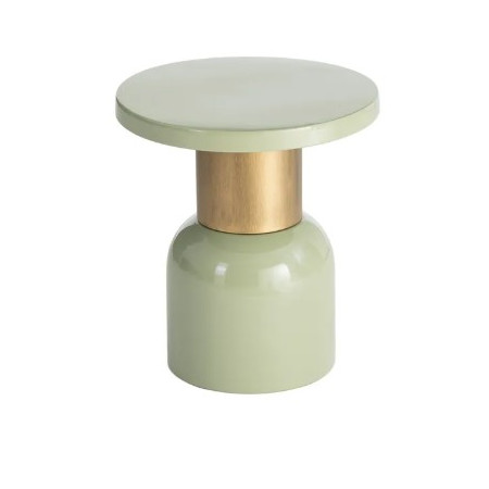 Table d'Appoint Ronde Vert Sauge et...