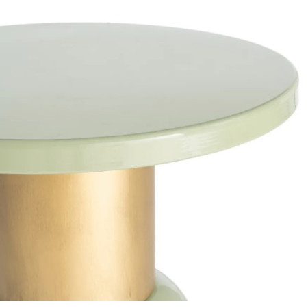 Table d'Appoint Ronde Vert Sauge et...