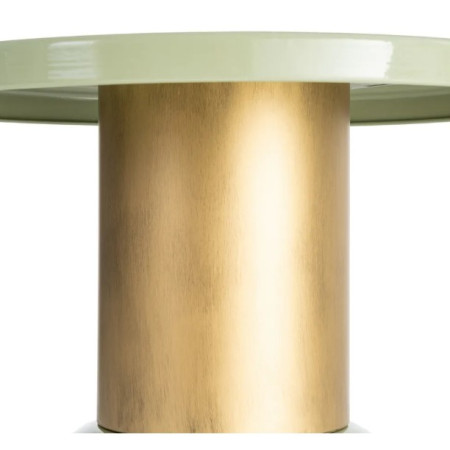Table d'Appoint Ronde Vert Sauge et...