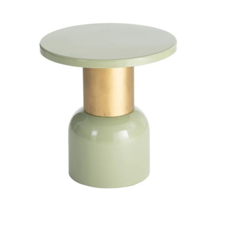 Table d'Appoint Ronde Vert Sauge et...