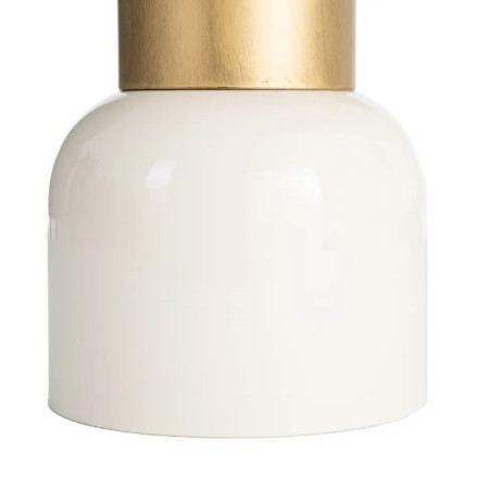 Table d'Appoint Ronde Blanche et...