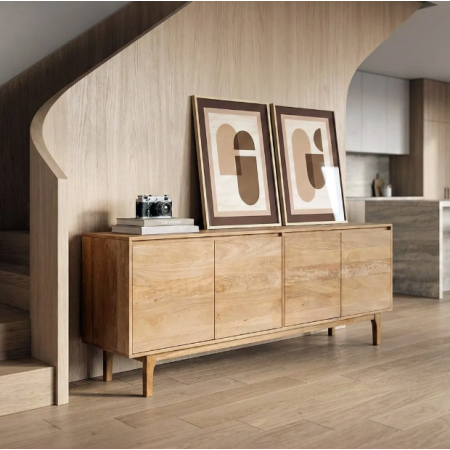 Grand buffet 200 cm en bois de...