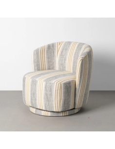 Fauteuil Pivotant en Tissu...