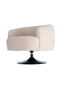 Fauteuil Pivotant Crème en... 2