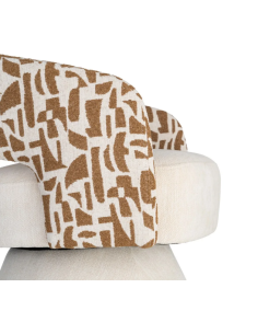 Fauteuil Pivotant Crème et... 2