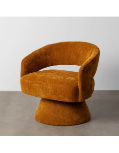 Fauteuil Pivotant Ocre en... 2