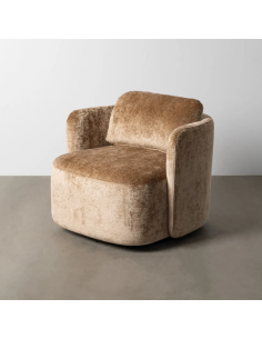 Fauteuil Pivotant Beige en... 2