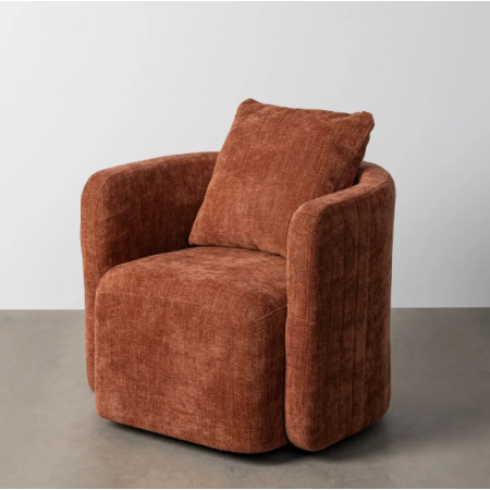 Fauteuil Pivotant Tuile en Tissu avec...