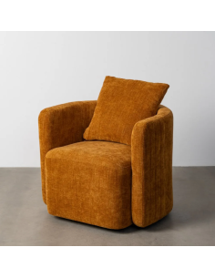 Fauteuil Pivotant Ocre en... 2