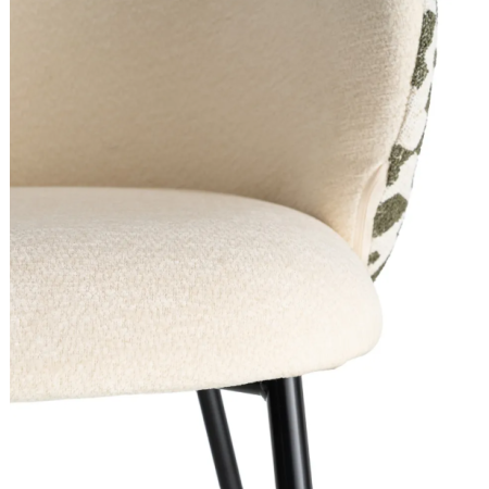 Lot de 2 Chaises Beige à Dossier...