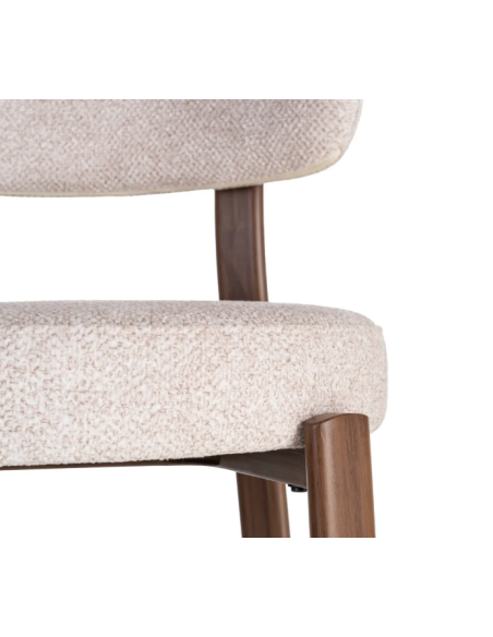 2 Chaises de Salle à Manger en Tissu – 3 Coloris