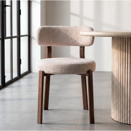 2 Chaises de Salle à Manger en Tissu...