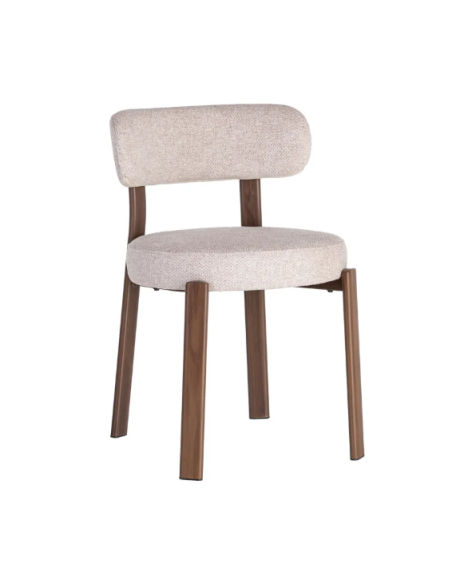 2 Chaises de Salle à Manger en Tissu – 3 Coloris