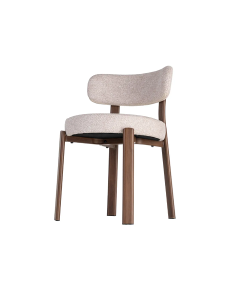 2 Chaises de Salle à Manger en Tissu – 3 Coloris