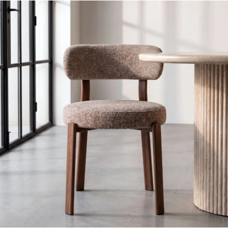 2 Chaises de Salle à Manger en Tissu...