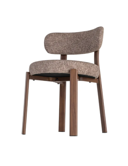 2 Chaises de Salle à Manger en Tissu – 3 Coloris
