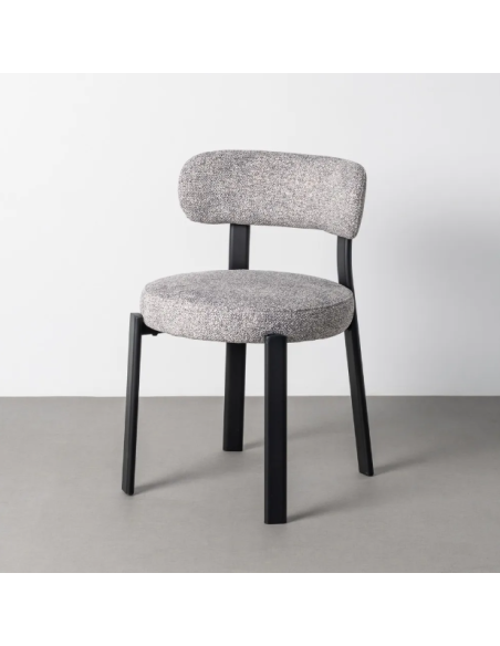 2 Chaises de Salle à Manger en Tissu – 3 Coloris