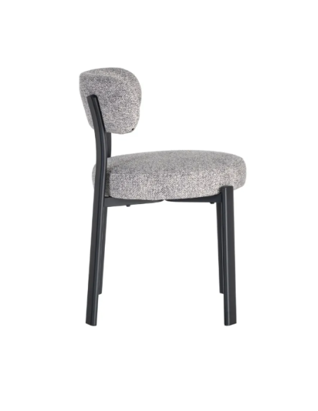 2 Chaises de Salle à Manger en Tissu – 3 Coloris