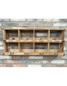 Casier mural en bois 8... 2
