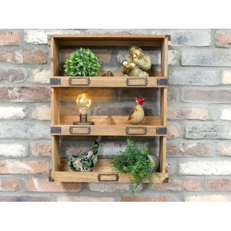 Étagère murale en bois de sapin 3...