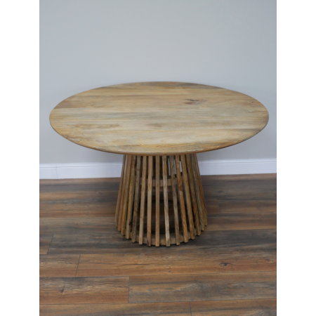 Table à manger ronde en manguier avec...