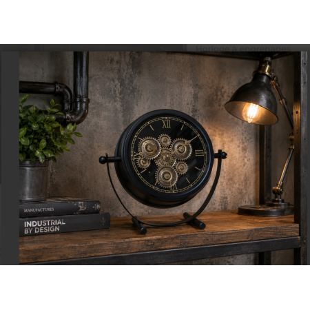 Horloge industrielle à engrenages...