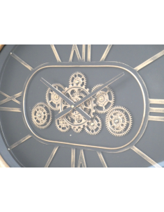 Grande horloge murale ovale... 2