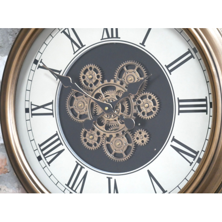 Grande horloge murale à engrenages...
